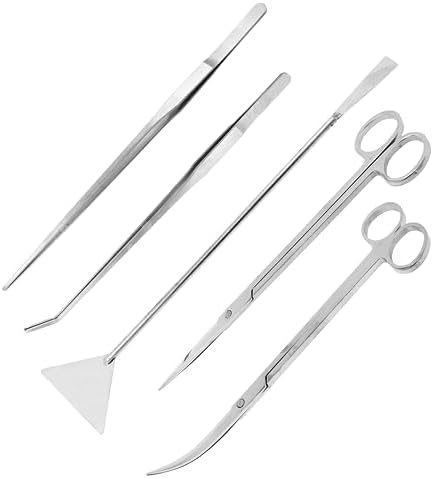 Mandala Crafts Stainless 12" Aquascape Tool Kit for Aquarium Terrariums