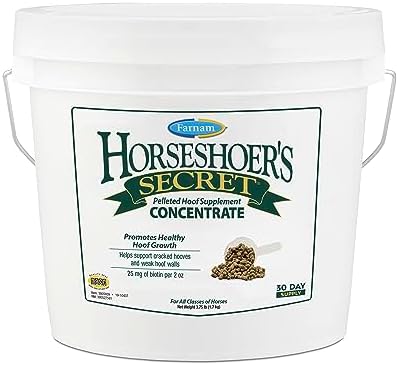 Farnam Horseshoer’s Secret Pelleted Hoof Supplement Concentrate, 3.75 lb
