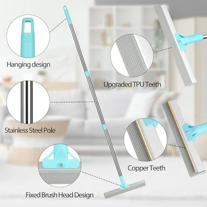 Carpet Rake for Pet Hair Removal Tool,Reusable Hair Remover Broom