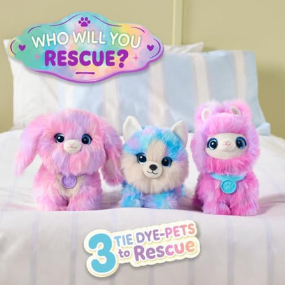 SCRUFFALUVS Tie-Dye Mystery Plush Toy, Wash to Reveal, Scruff a Luvs Pets