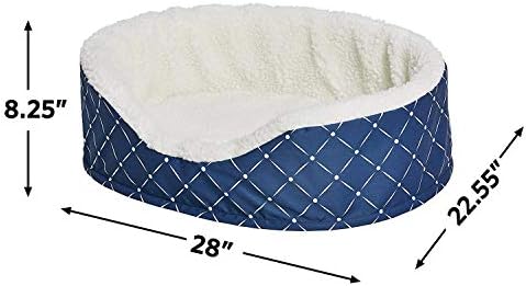 MidWest Homes for Pets CU29BLD Couture Orthopedic Cradle Pet Bed for Dogs & Cats, Medium