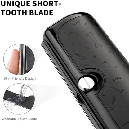 Deshedding Dog Brush for Shedding, Black