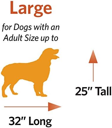 MidWest Homes for Pets Over-Stuffed Dog Bed feat Teflon with Gray/Fleece Pattern, Large