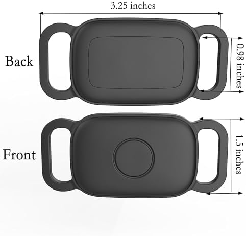 [2 Pack] Dog Collar Holder Case for Tile Pro 2024 Tracker