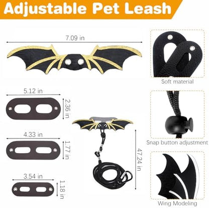 kathson Bearded Dragon Carrier with Harness and Leash Set, Large Reptile Travel Carrier Portable Lizard Backpack Clear Small Animals Carrying Bag for Gecko Hamster Rabbit Hedgehog Kitten (Gray)
