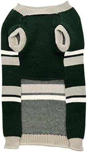 Pets First NCAA Michigan State Spartans Dog Sweater, Size Extra Small. Warm and Cozy Knit Pet Sweater with NCAA Team Logo, Best Puppy Sweater for Large and Small Dogs, Team Color (MS-4179-XS)