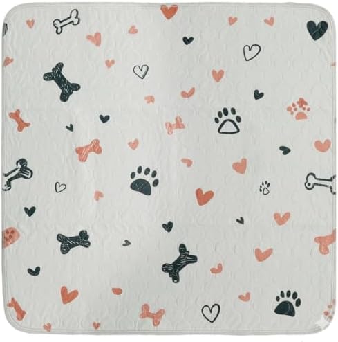 PUPIBOO Washable Pee Pads for Dogs and Cats - Super Absorbent Reusable Puppy Training Pads - 100% Waterproof, Leak-Proof & Non-Slip Whelping Pads for Pet Housebreaking