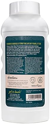 ALZOO Cat Litter Deodorizer, Concentrated Granules Absorb & Help Neutralize Odors, 100% Plant-Based Active Ingredients, Up To 30 Uses, Sweet Vanilla Scent, 26.6 Oz., Pack of 2