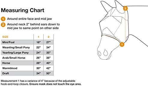 Cashel Crusader Fly Mask, Standard (Grey, Weanling)