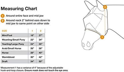 Cashel Crusader Fly Mask, Standard (Grey, Weanling)