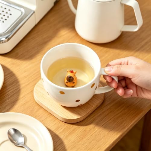 Capybara Gifts for Women Cute Coffee Mug Tea Cup Friendship Birthday Gifts