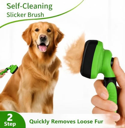 Dog Brush for Shedding,Deshedding Slicker Undercoat Rake Brush for Dog,6PCS