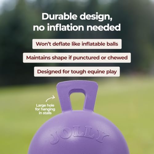 Horsemen's Pride 10 in Jolly Ball Horse Toy, Light Purple