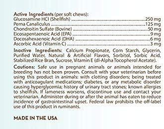 Healthy Breeds Dachshund Z-Flex Minis Hip and Joint Support Soft Chews 60 Count