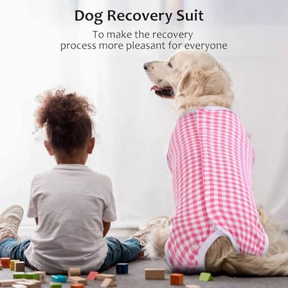 Kuoser Surgical Recovery Suit for Dogs Cats, E-Collar Alternative