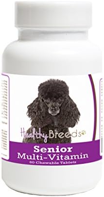 Healthy Breeds Poodle Senior Dog Multivitamin Tablets 60 Count