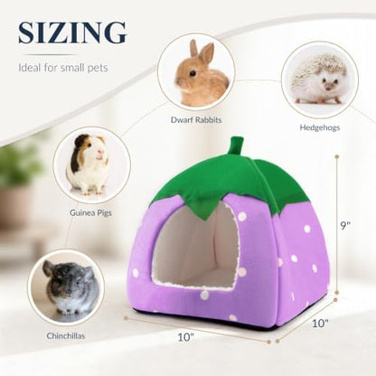 Guinea Pig Hideout Bed, Dwarf Rabbit House Cave