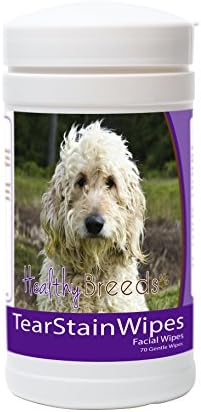 Healthy Breeds Goldendoodle Tear Stain Wipes 70 Count