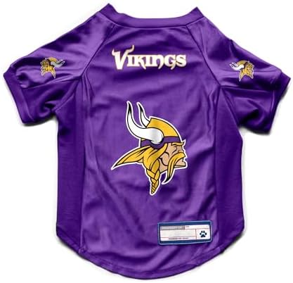 Littlearth NFL Minnesota Vikings Stretch Pet Jersey,Medium