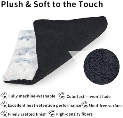 Self-Warming Cat Bed Pad 30x20 inches Self-Heating Cat Bed Mat Thermal Blanket for Indoor Cats & Dogs
