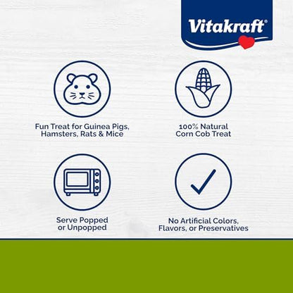 Vitakraft Mini-Pop Treat for Small Animals 6 oz - All-Natural