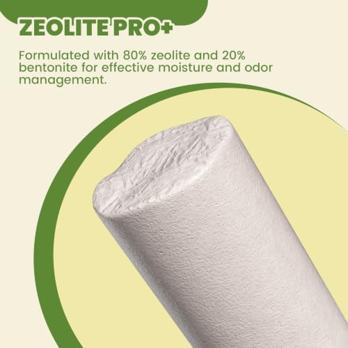 Zeolite Cat Litter Pellets, Dust Free, 19 lbs – for Dual-Layer Boxes Only