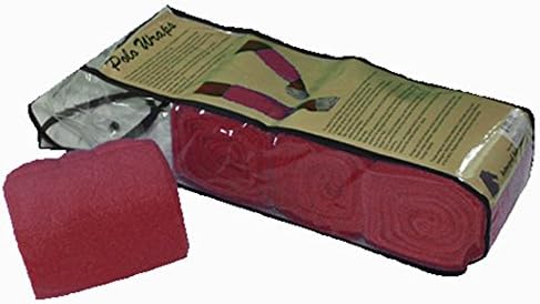 Intrepid International Polo Wraps for Horses Set of 4 Cotton Bandage Wrap, Horse Leg Wraps, Vet Wrap for Horses, Horse Size, Exercise Training Bandage