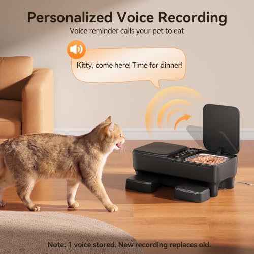 Meowant Automatic Wet Food Cat Feeder, Semiconductor Cooling & Pre-Heating
