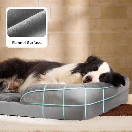 Bedsure Orthopedic Dog Beds Large Sized Dog with Removable Washable Cover