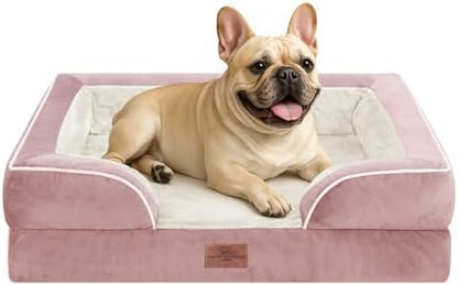 Comfort Expression Waterproof Orthopedic Dog Bed for Medium Size Dog