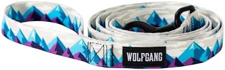 Wolfgang 1 Inch Venture Dog Leash Rockypeaks Print Small
