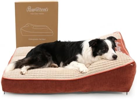 Washable Dog Bed with Removable Cover for Medium Size Dogs 36" L