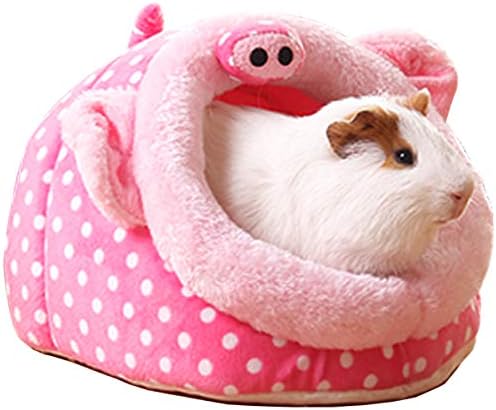 LEFTSTARER Guinea Pig Rat Bed and Hideout for Ferret Hedgehog Sleep and Hide, Hamster Small Pet Animals Supplies Toy Cage Accessories Nest