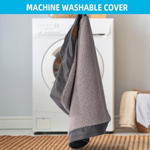 Sunheir Washable Orthopedic Small Dog Bed, Waterproof Puppy Dog Crate Bed