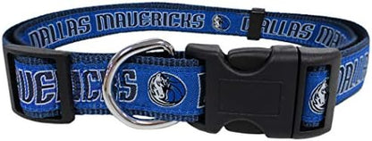 Pets First NBA PET Collar DALLAS MAVERICKS Dog Collar, Size Medium Basketball Team Collar for Dogs & Cats. A Shiny & Colorful Dog & Cat Collar Licensed by the NBA