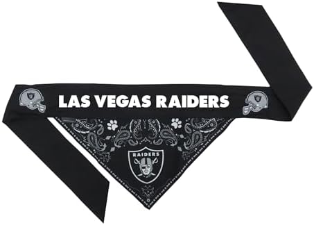 Littlearth NFL Reversible Pet Bandana - Officially Licensed Teams, Sizes XS to XL