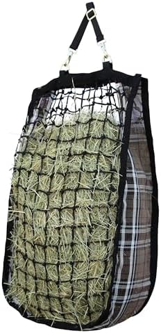 Kensington Slow Feed Mesh Net Feeder for Horses — Designed to Hold Two Large Flakes — Reuce Horse Feeding Anxiety and Behavioral Issues