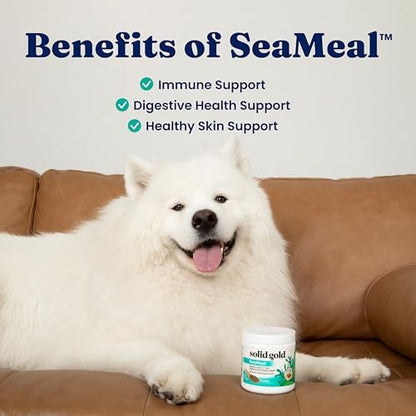 Solid Gold Dog & Cat Multivitamin Powder, Omega 3 & Kelp, Skin & Coat, 5oz
