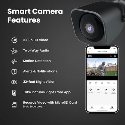 Feit Electric CAM/WM/WiFi 1080p HD Outdoor WiFi Smart Home Security Camera with Night Vision