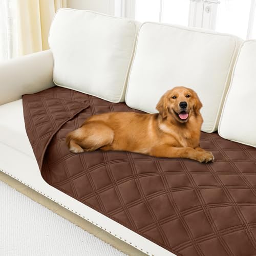 Smiry Waterproof Dog Bed Cover, Reversible Pet Blanket for Sofa Couch