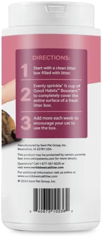 World's Best Cat Litter Boosters Good Habits Additive, 18 oz Canister