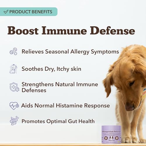 Natural Dog Company Allergy & Itch Defense Chews for Dogs, 90 Soft Chews