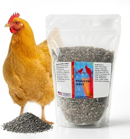 Morning Bird Poultry Grit for Chicken 1.5 lb, Mineral-Rich Chicken Grit Formula for Digestion & Calcium Support