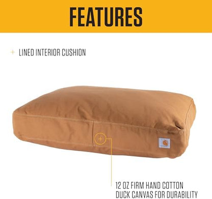 Carhartt Firm Duck Dog Bed Deep Wine M