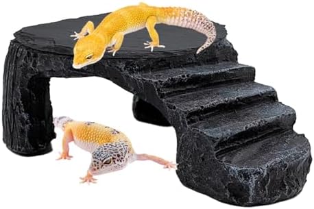 Reptile Basking Platform Crested Gecko Hide Leopard Gecko Tank Accessories