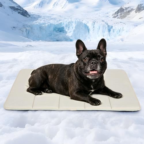 Dog Cooling Mat for Large Dogs, 30"x20" Memory Foam Pet Pad