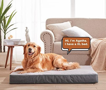 WATANIYA PET XL Cooling Dog Beds for Large Dogs, 41-Inch Dog Crate Bed