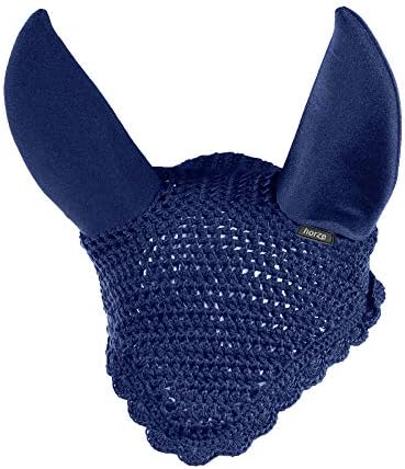 Horze Horse Ear Bonnet, Breathable, Secure Horse Fly Mask with Ears