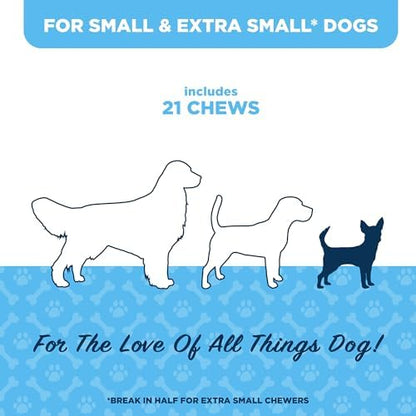 American Kennel Club Small Dentacare Bones, Mint Flavored, 21 Count (Pack of 2)