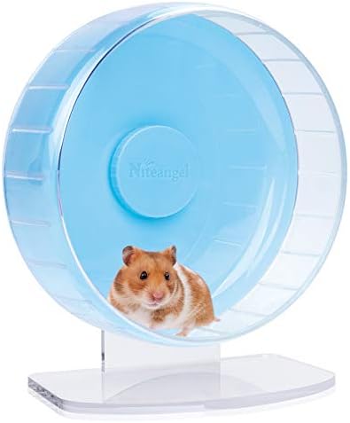 Niteangel Super-Silent Hamster Exercise Wheels: Quiet 10 inch Running Wheel